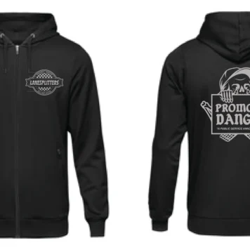 Promote Danger Zip-Up Hoodie